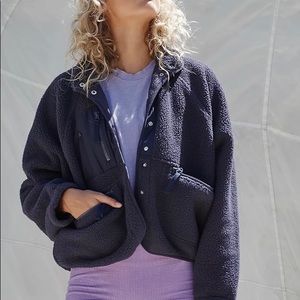 Free People Hit The Slopes Fleece Jacket